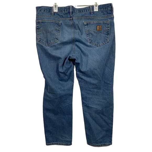 Carhartt 40x30 Medium Wash Straight Leg Jeans - Picture 2 of 5